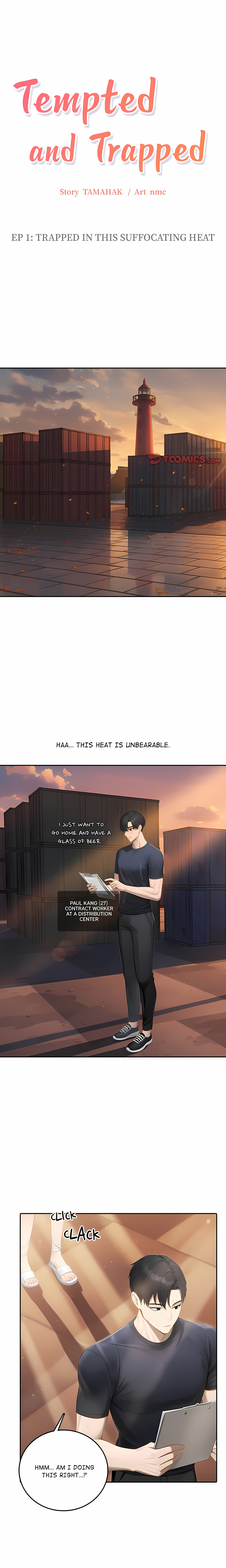 Tempted and Trapped page 1