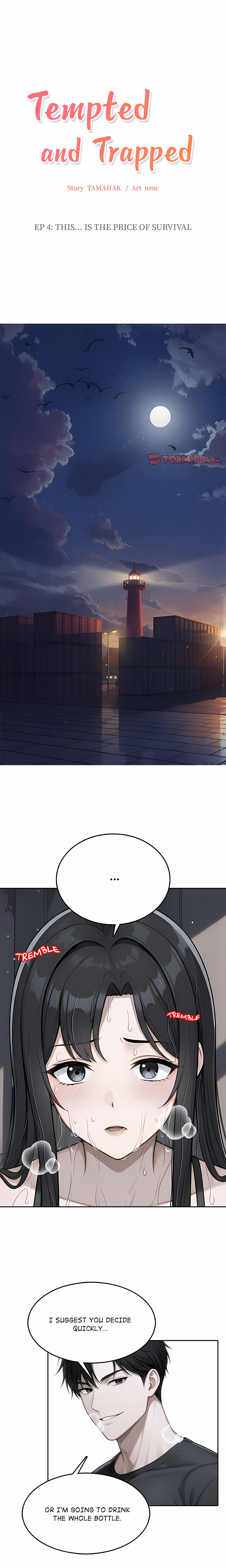 Tempted and Trapped page 1