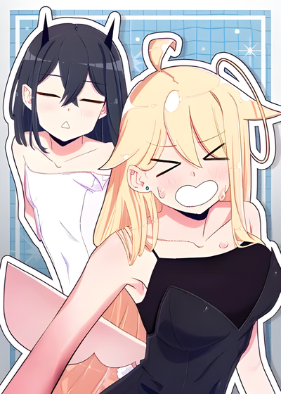 Comic Angel and Devil (Official)